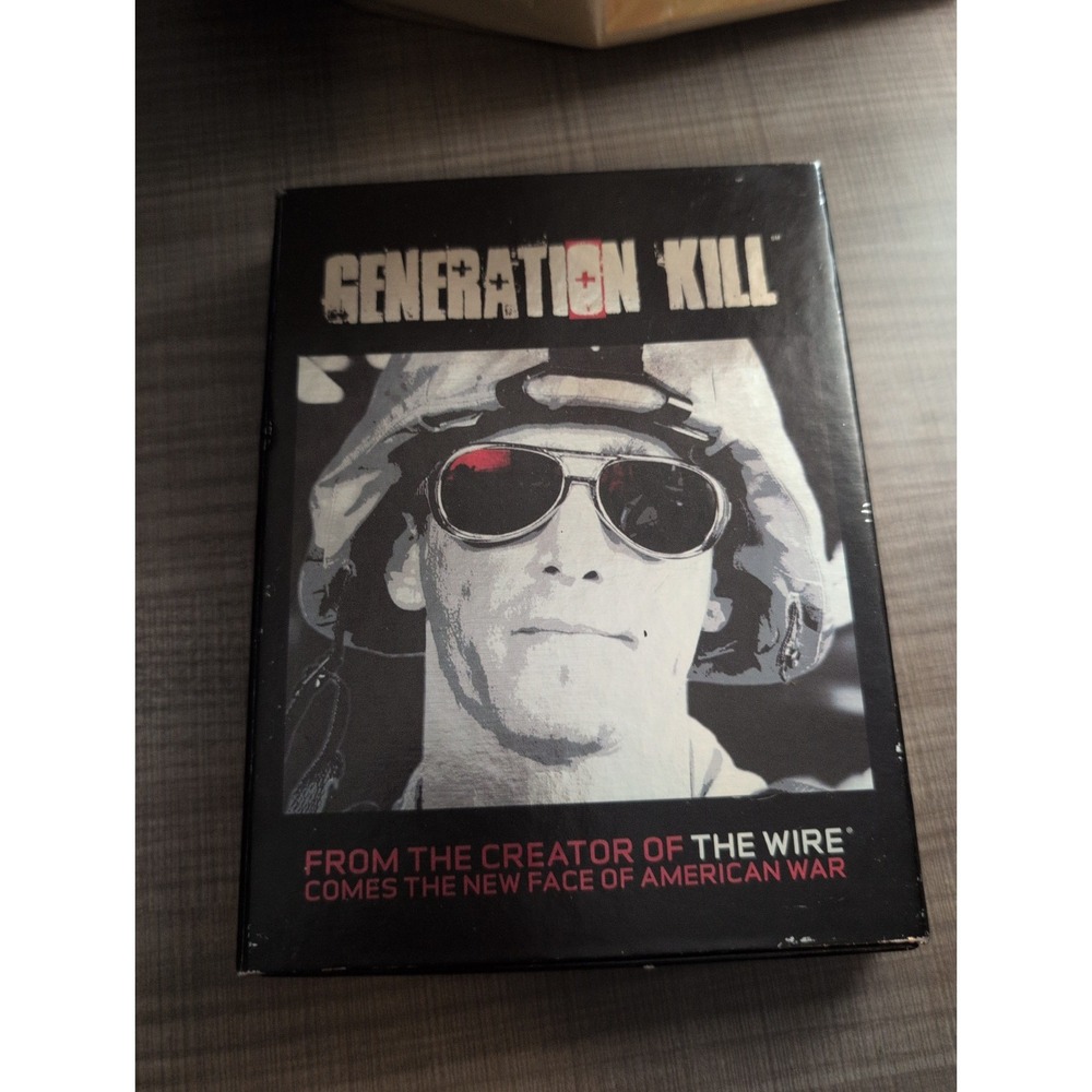 Generation Kill DVD 2008 HBO Miniseries 3-Disc Set Alexander Skarsgard USMC